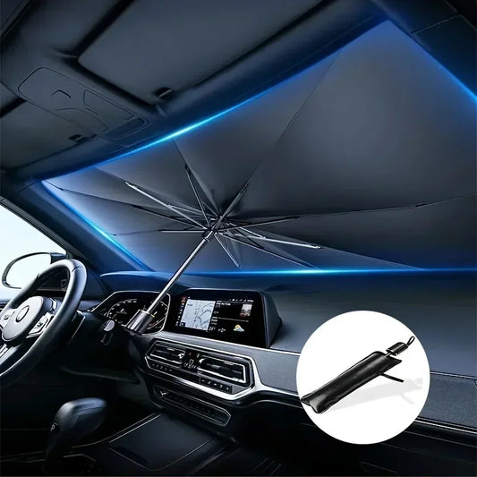 Car Front Windshield Sunshade Umbrella Summer Sun Protection Car Windshield Sunshades Cover Foldable