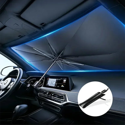 Car Front Windshield Sunshade Umbrella Summer Sun Protection Car Windshield Sunshades Cover Foldable