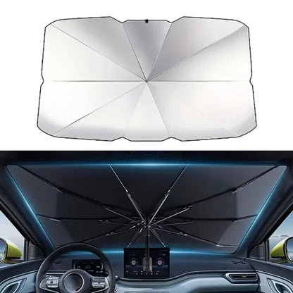 Car Front Windshield Sunshade Umbrella Summer Sun Protection Car Windshield Sunshades Cover Foldable