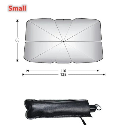 Car Front Windshield Sunshade Umbrella Summer Sun Protection Car Windshield Sunshades Cover Foldable